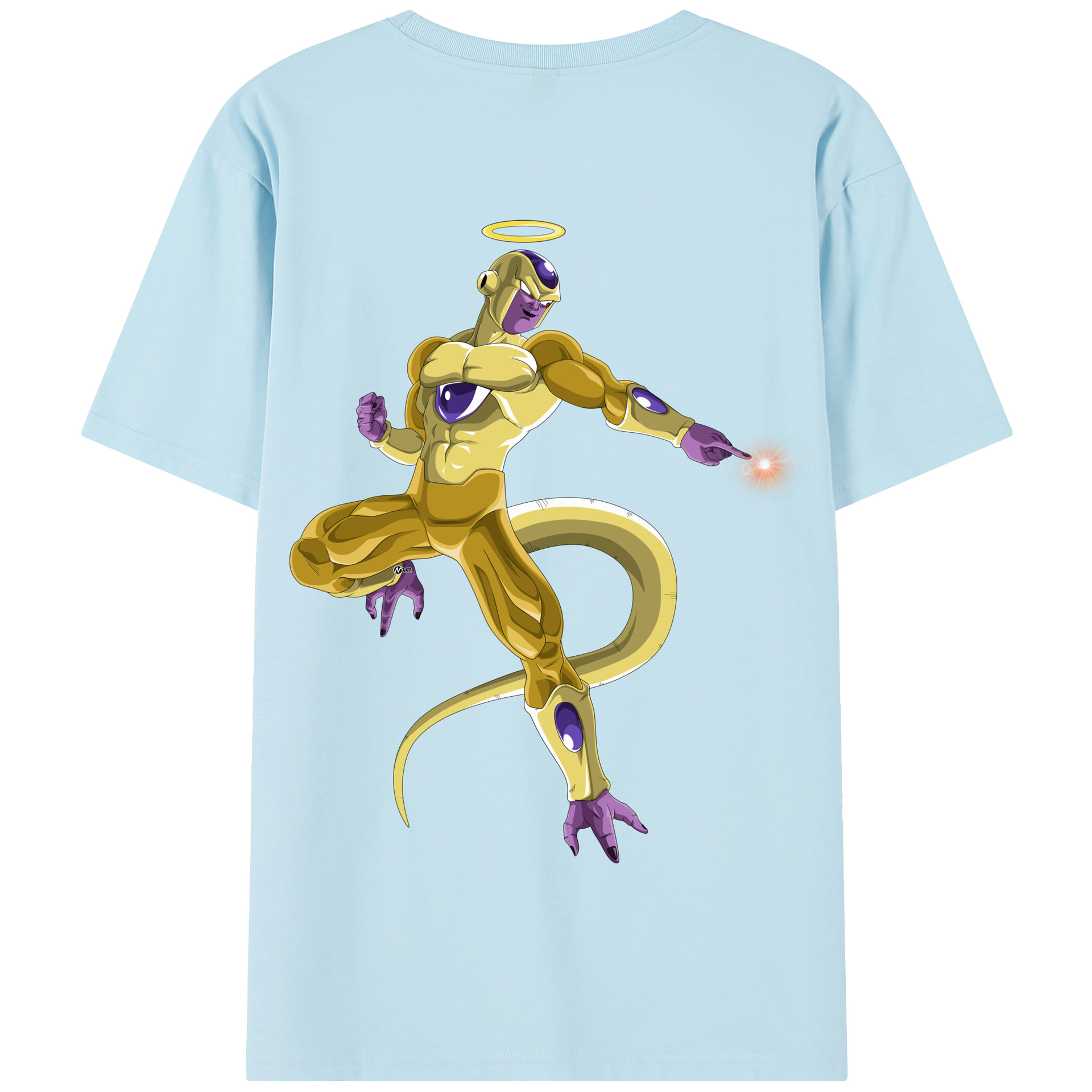 （画像用） ドラゴンボール フリーザ DRAGON BALL Frieza 綿100％半袖Tシャツ（背面プリント）